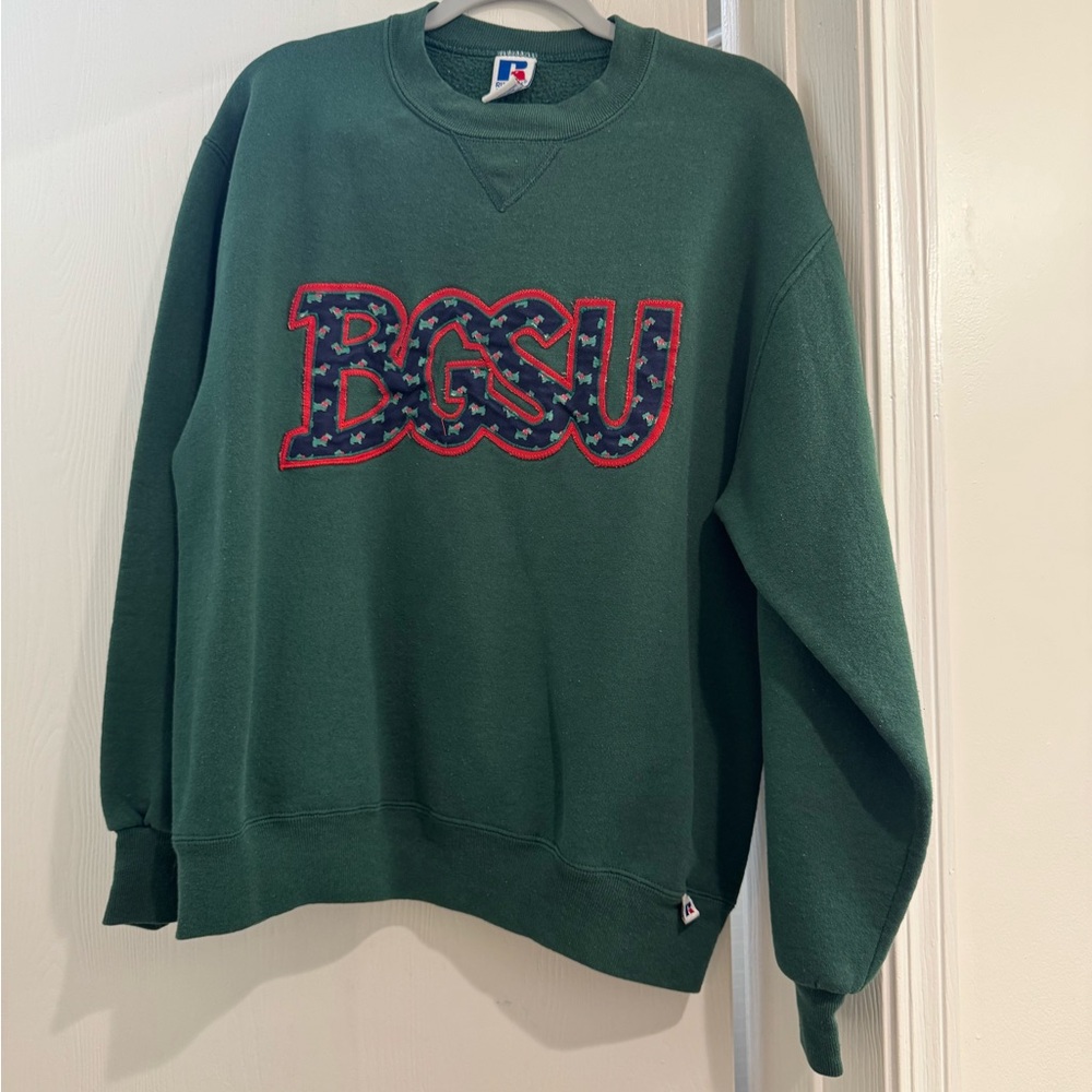 Russell Athletic Green BGSU Men's Sweater